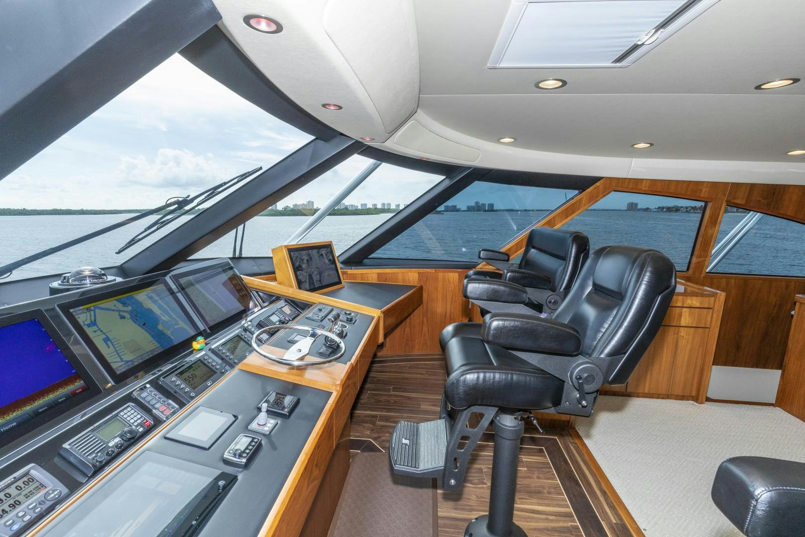inside of a plane aboard BELLA DONA DI Yacht for Sale