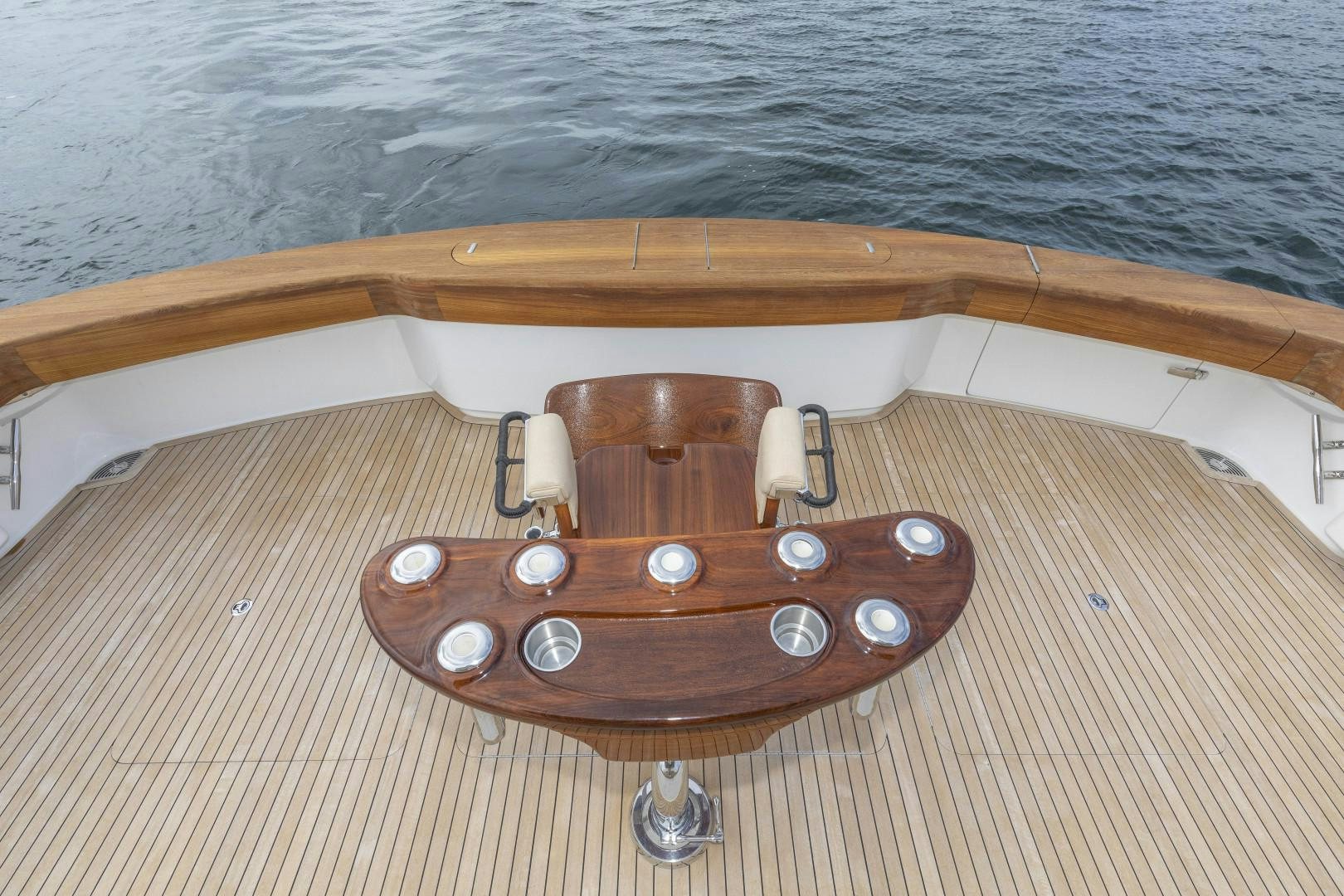 a wooden boat on the water aboard BELLA DONA DI Yacht for Sale