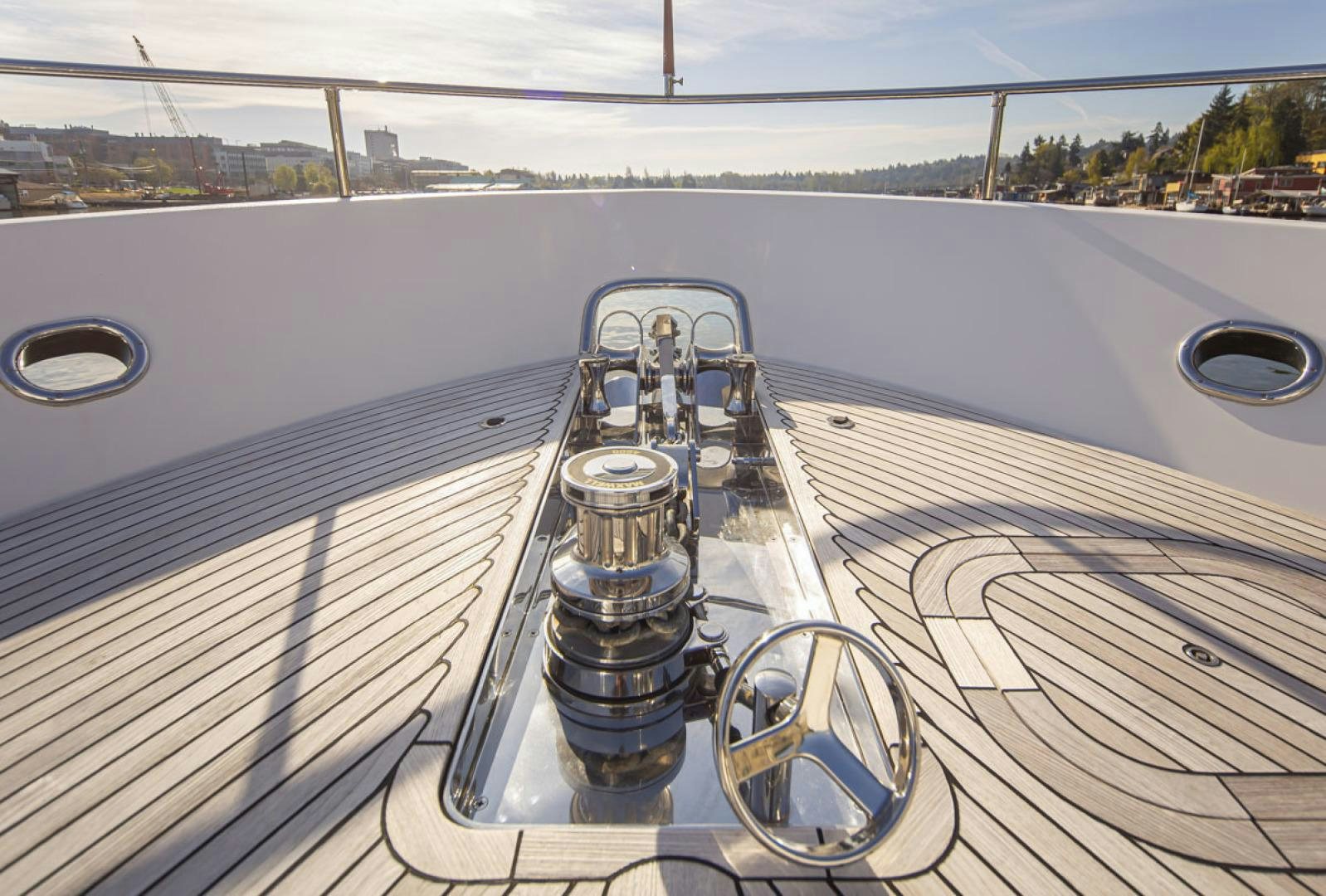 a machine on the track aboard PARAGON COCKPIT Yacht for Sale