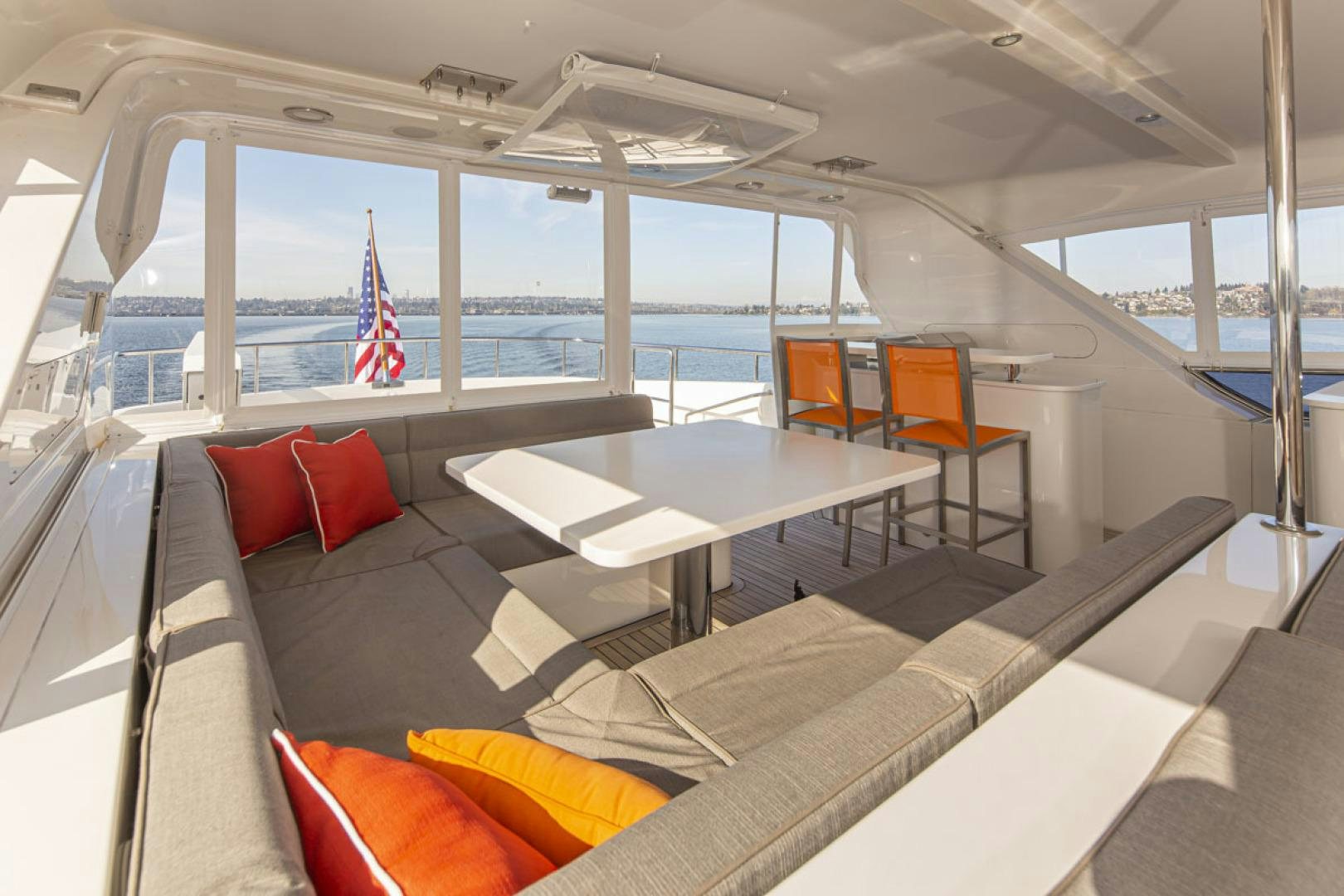 inside of a boat aboard PARAGON COCKPIT Yacht for Sale