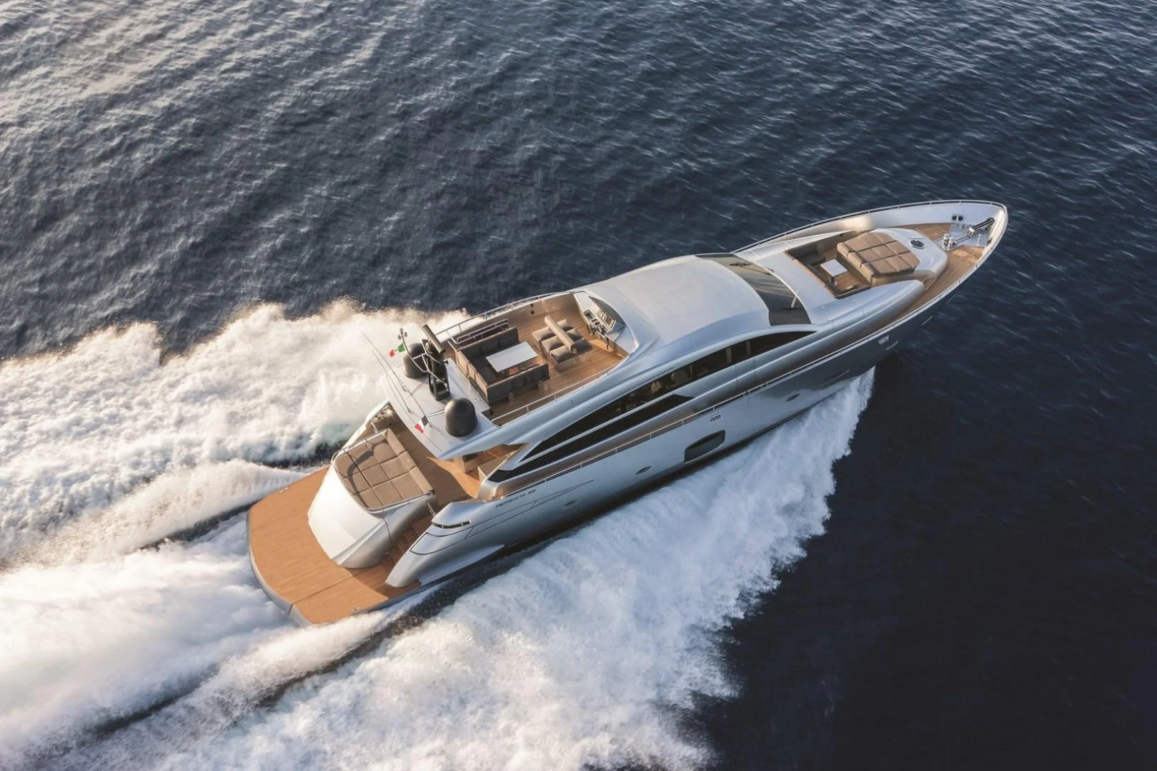 a space ship in the water aboard DORIS Yacht for Sale