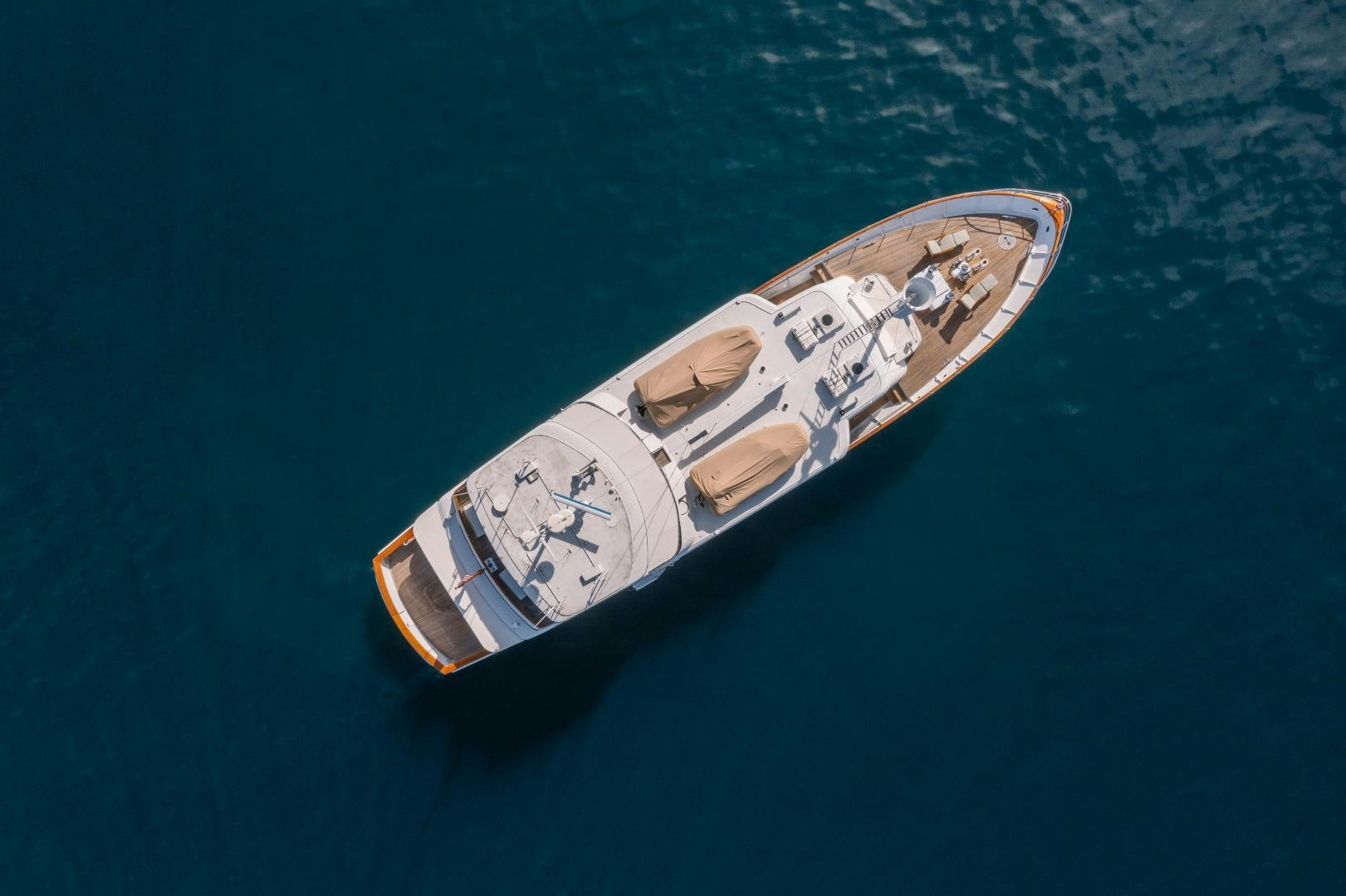 a satellite in the water aboard NORDIC STAR Yacht for Sale