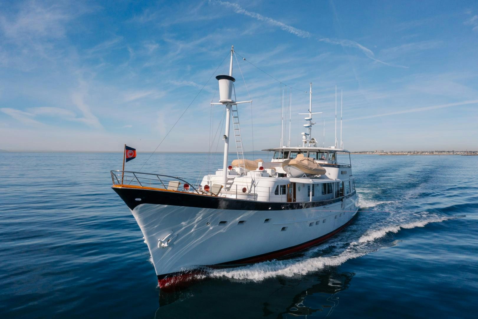 a boat on the water aboard NORDIC STAR Yacht for Sale
