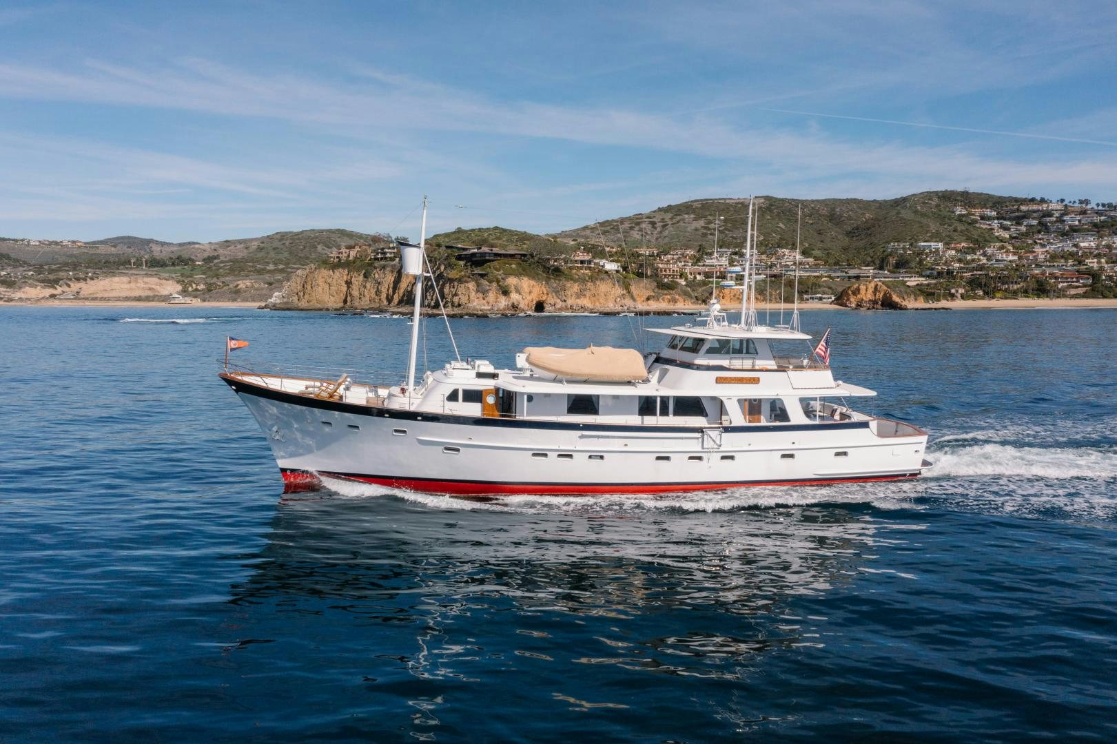 a boat on the water aboard NORDIC STAR Yacht for Sale