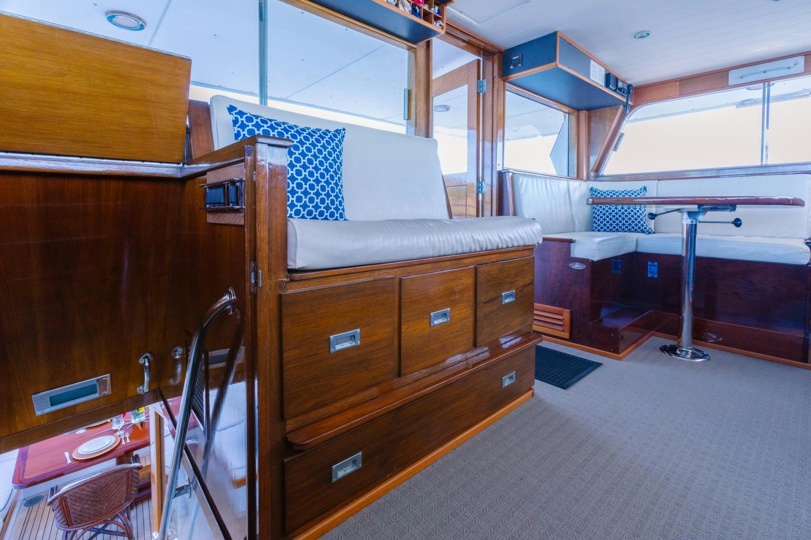 a bunk bed in a room aboard NORDIC STAR Yacht for Sale