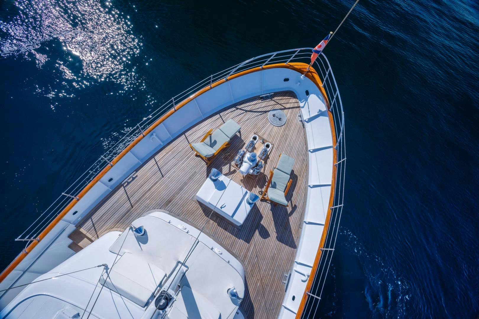 a space shuttle on a planet aboard NORDIC STAR Yacht for Sale