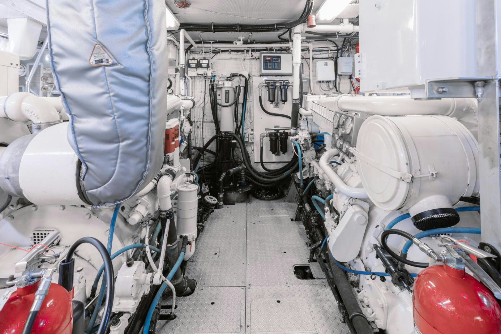 a room with several machines aboard NORDIC STAR Yacht for Sale