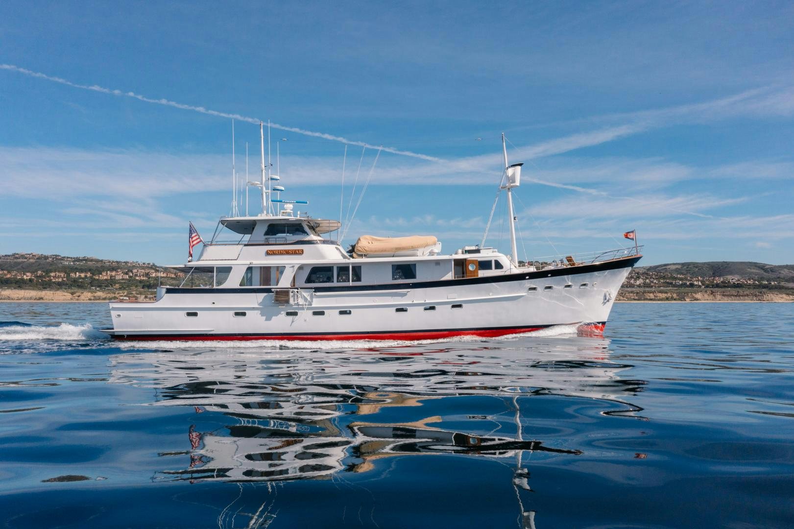a boat in the water aboard NORDIC STAR Yacht for Sale