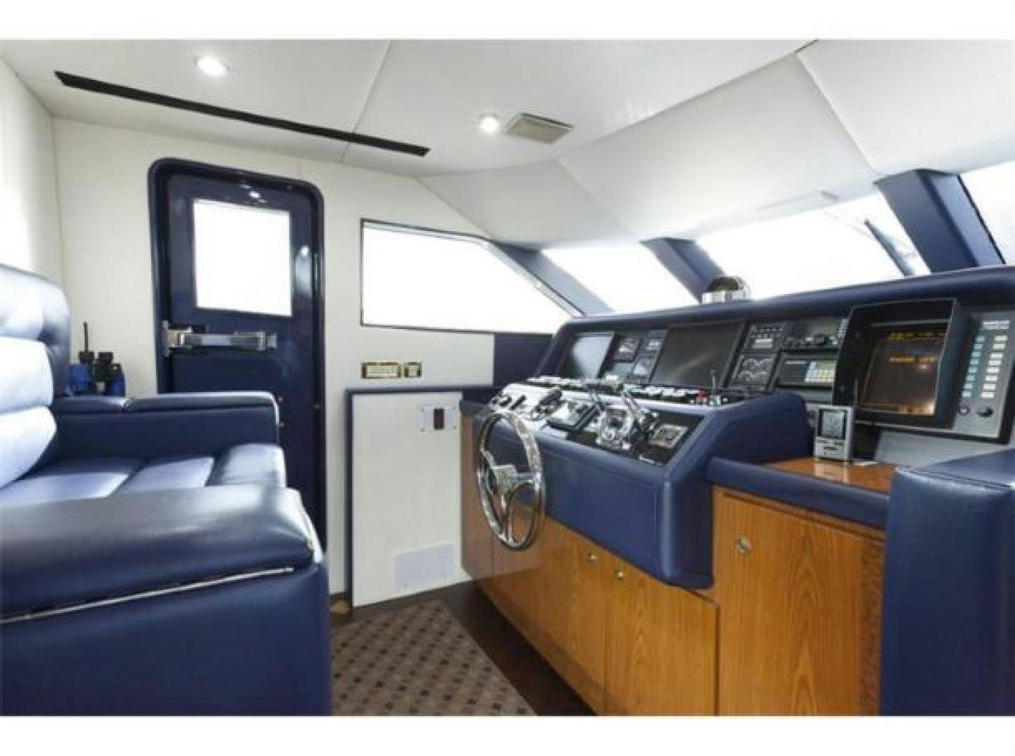 a room with a desk and a chair aboard SELF MADE Yacht for Sale