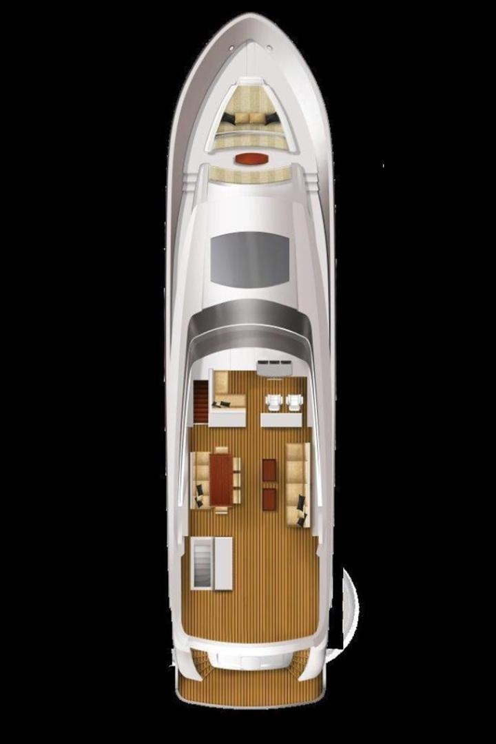 a white and gold toy aboard M90 PANACERA Yacht for Sale