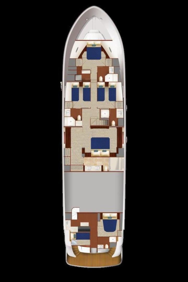 a tall metal tower aboard M90 PANACERA Yacht for Sale