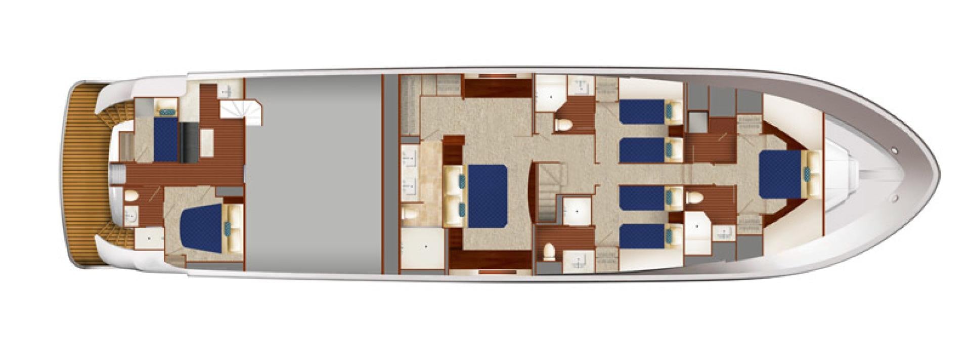 a computer generated image of a building aboard NO NAME Yacht for Sale