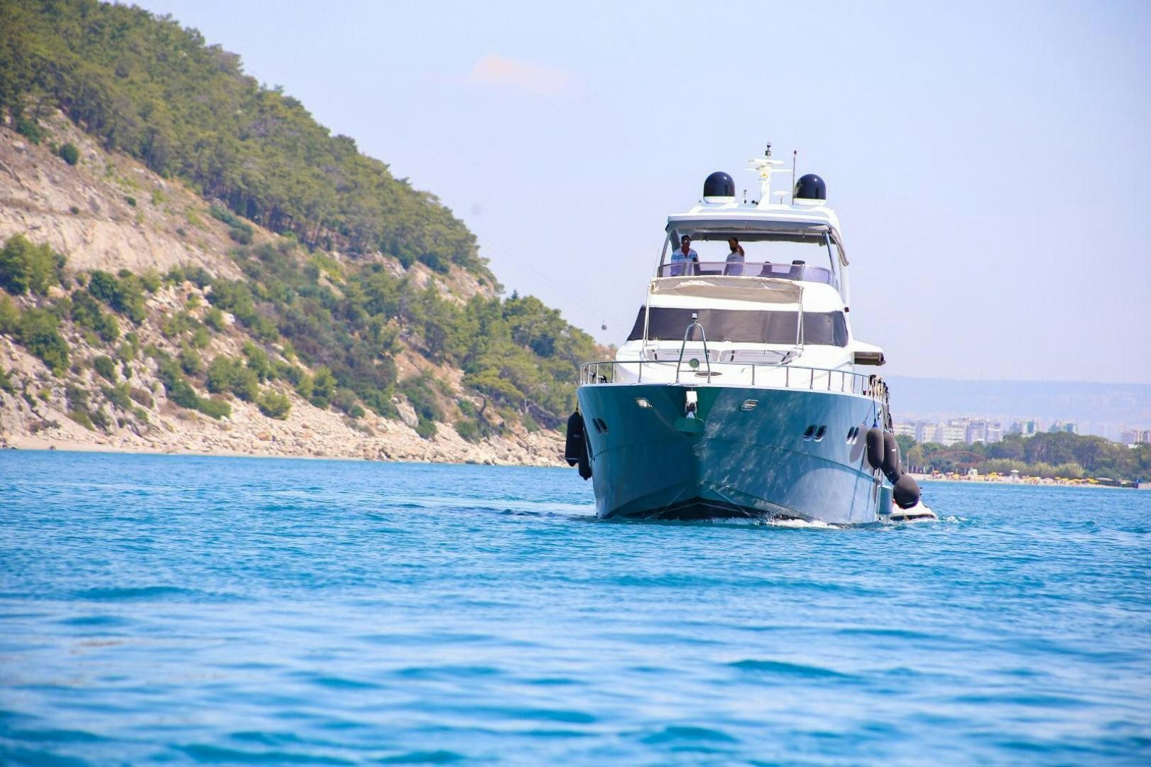 a boat on the water aboard NO NAME Yacht for Sale
