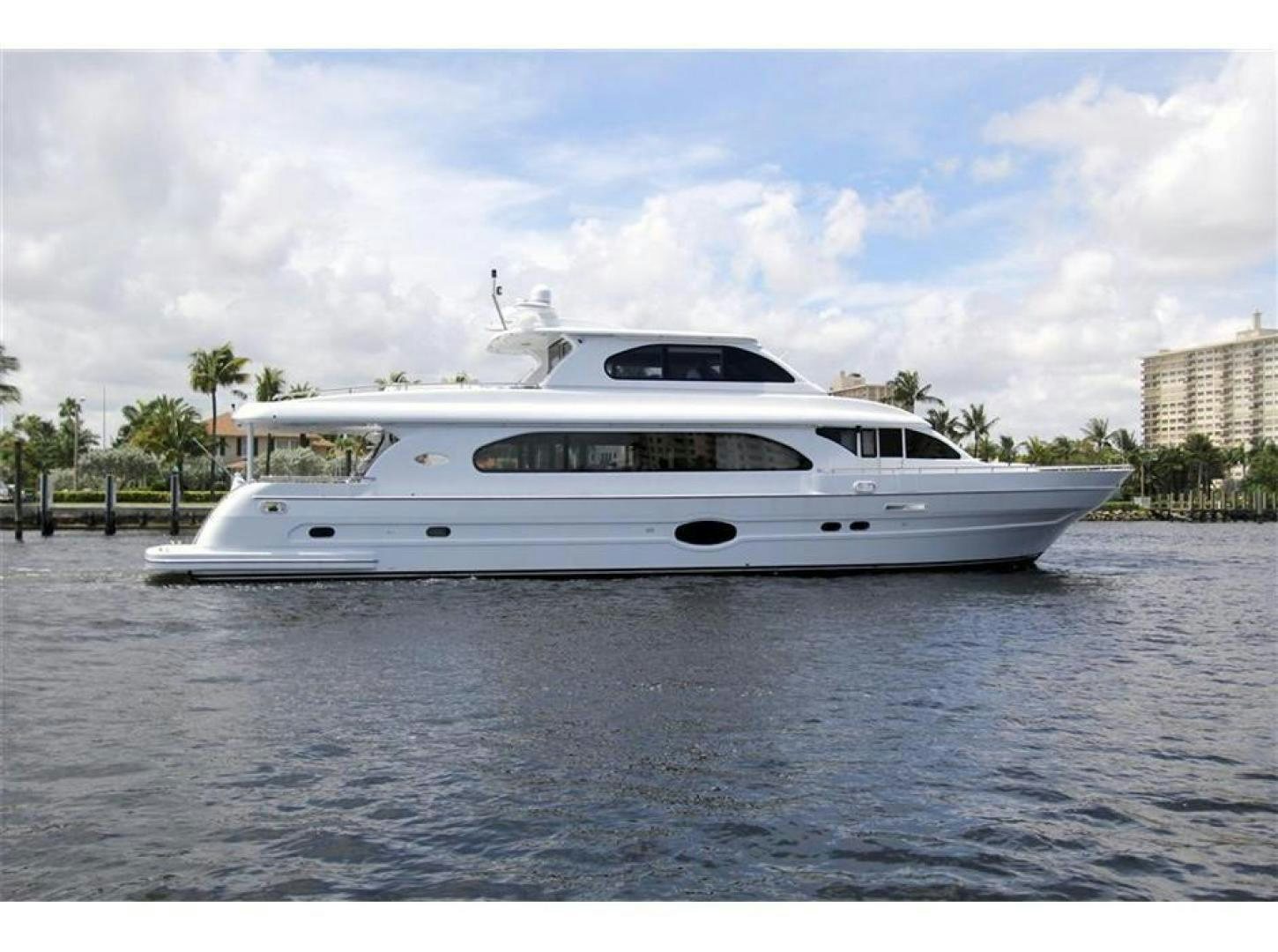 a white yacht in the water aboard DOLCE VITA Yacht for Sale
