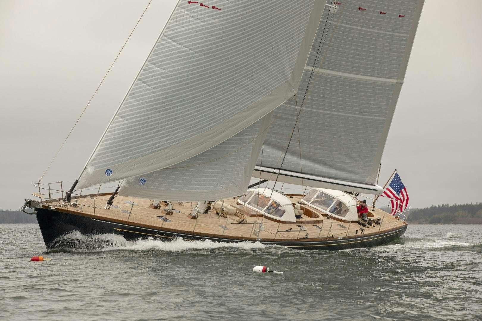 a sailboat on the water aboard SONNY III Yacht for Sale