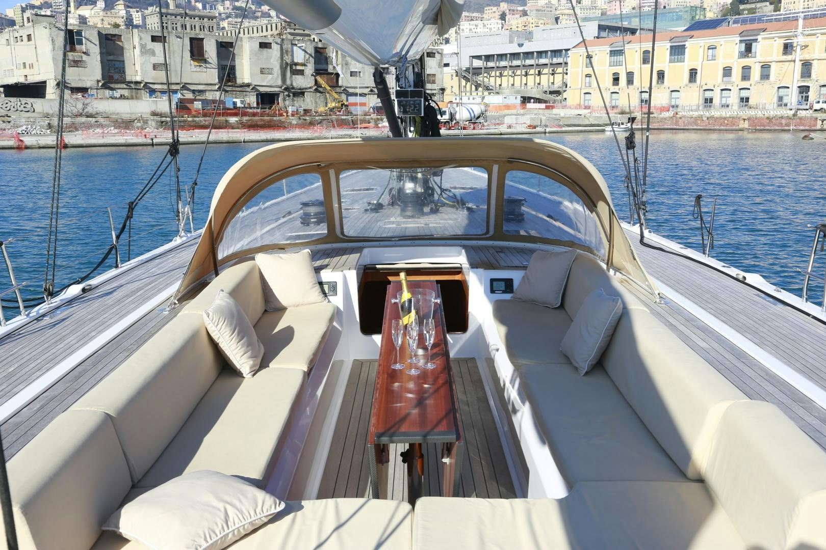 a boat on the water aboard B5 Yacht for Sale