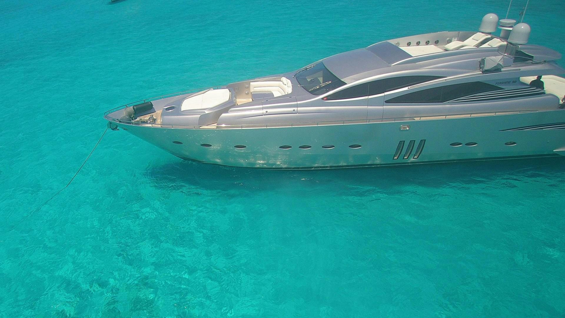 a boat in the water aboard YCM 90 Yacht for Sale