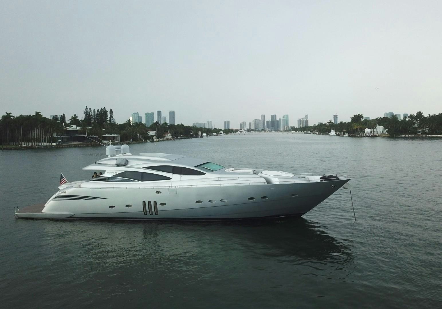 a white yacht in the water aboard YCM 90 Yacht for Sale