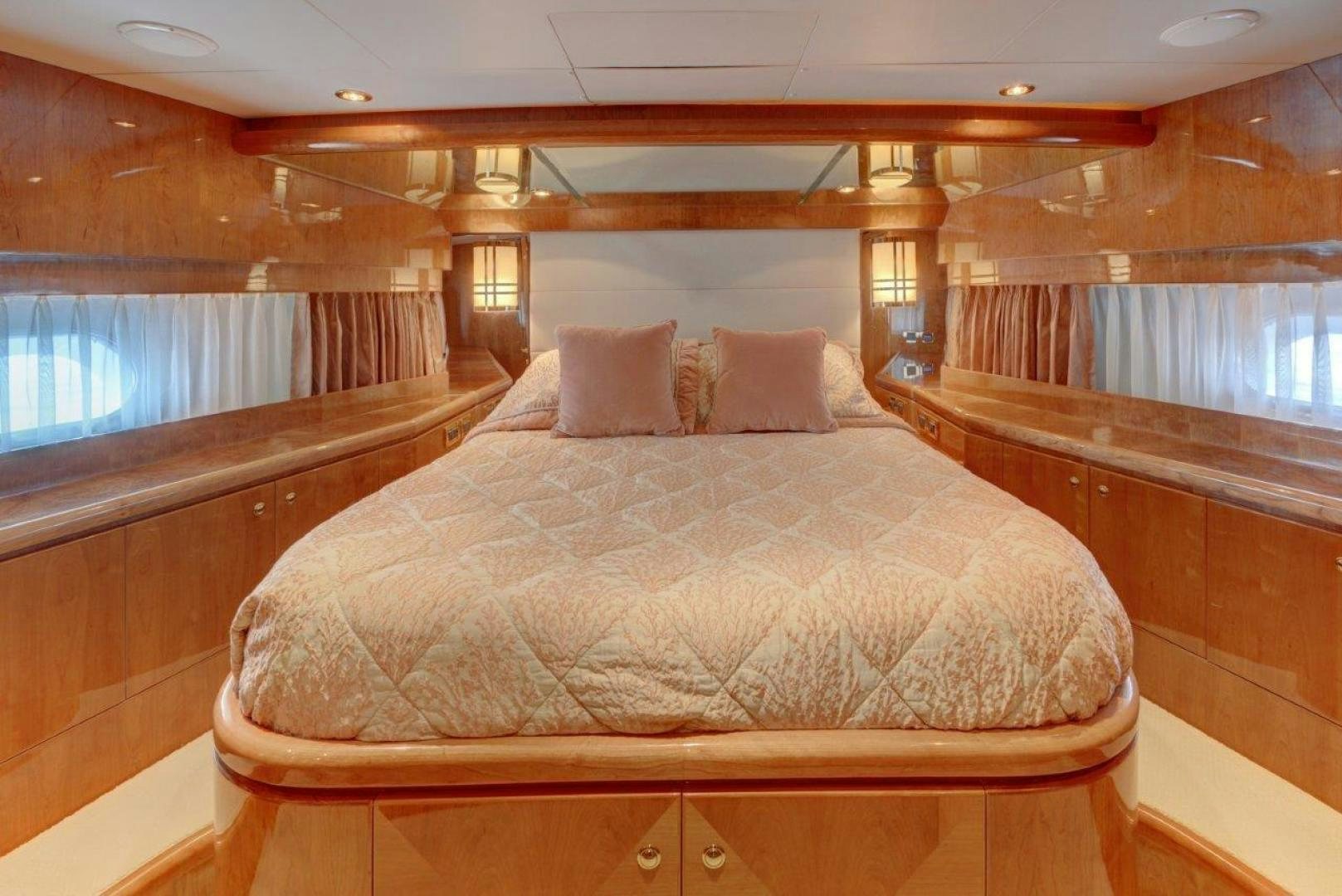 a bed in a cabin aboard TEE TIME Yacht for Sale