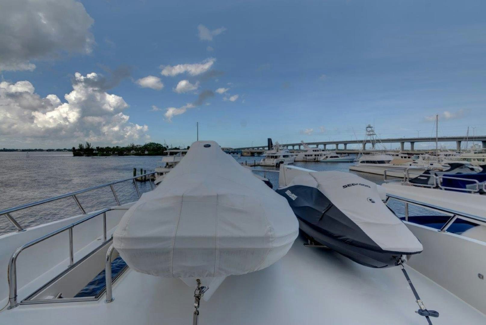 a boat on the water aboard TEE TIME Yacht for Sale