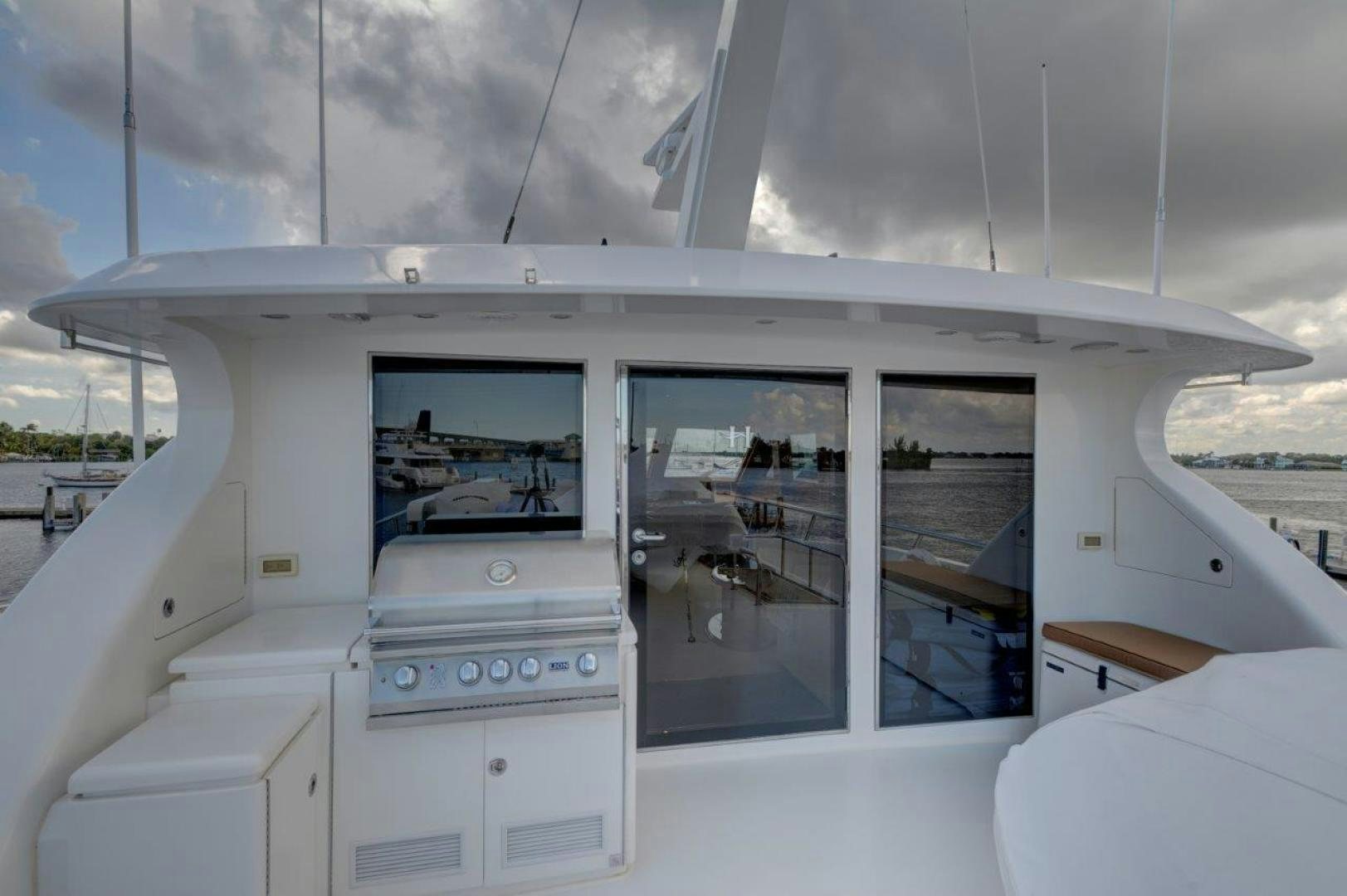 inside of a white vehicle aboard TEE TIME Yacht for Sale