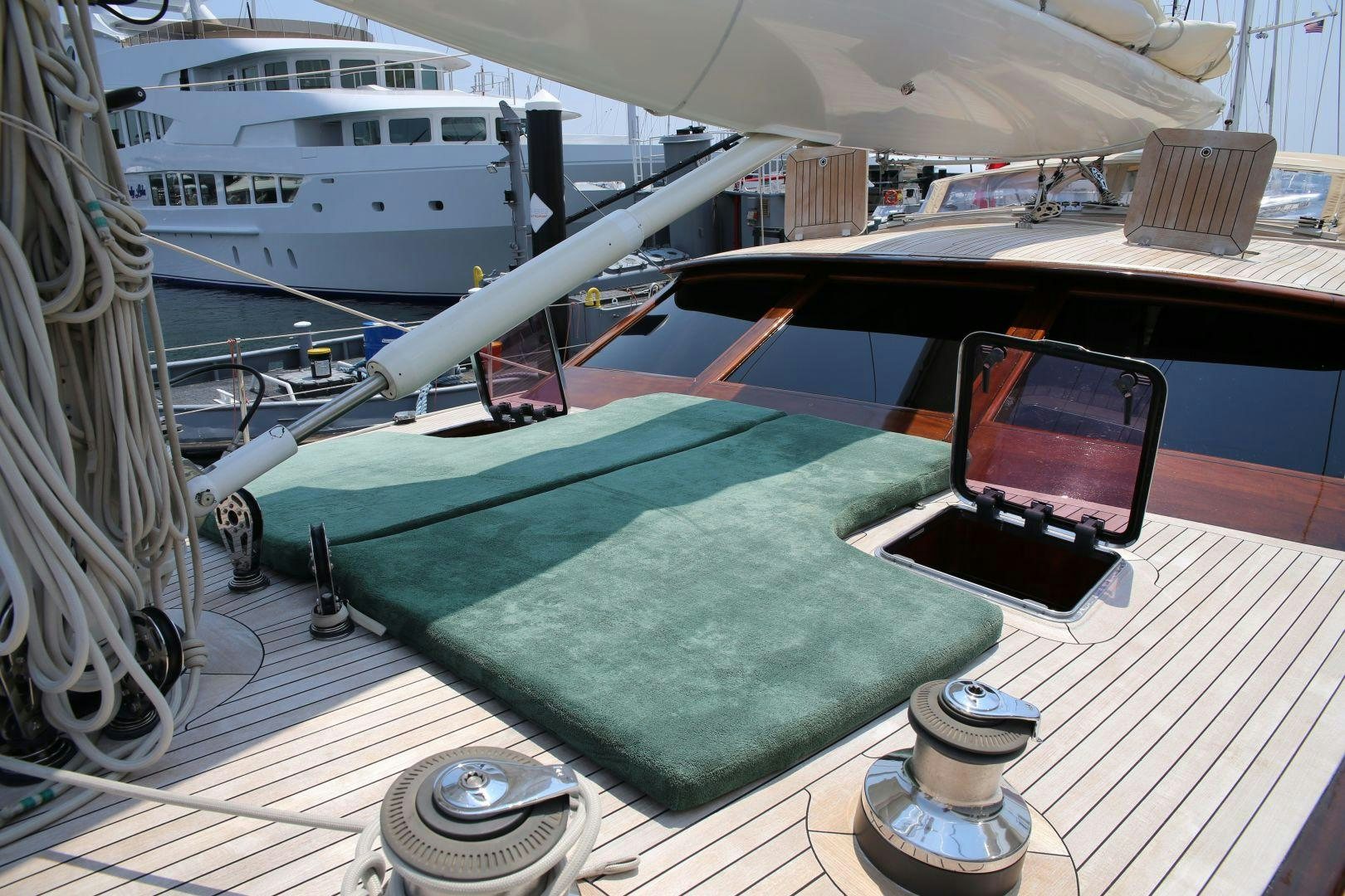 a machine on the counter aboard WHIRLWIND Yacht for Sale