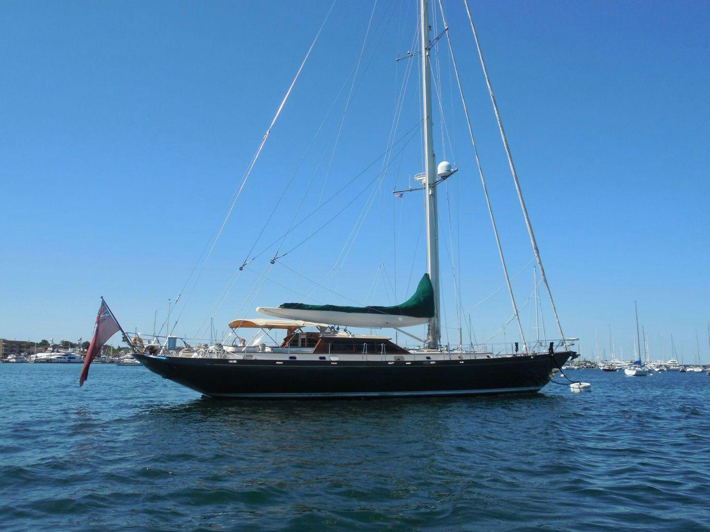 a sailboat on the water aboard WHIRLWIND Yacht for Sale