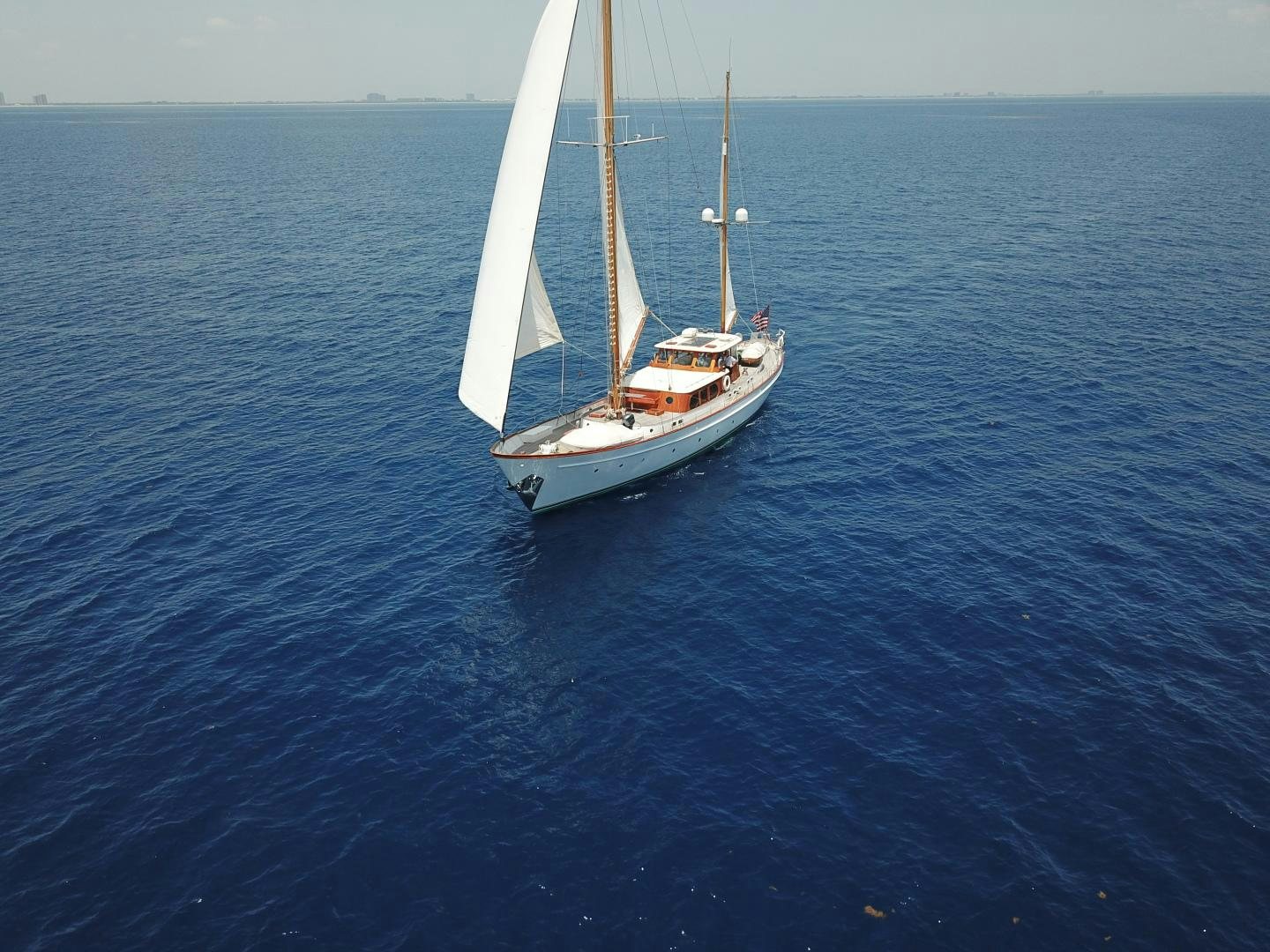 a sailboat in the water aboard SEA DIAMOND Yacht for Sale