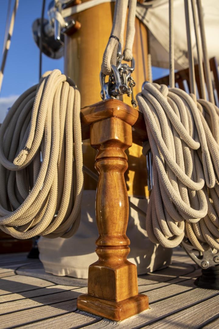 ropes and a boat aboard SEA DIAMOND Yacht for Sale