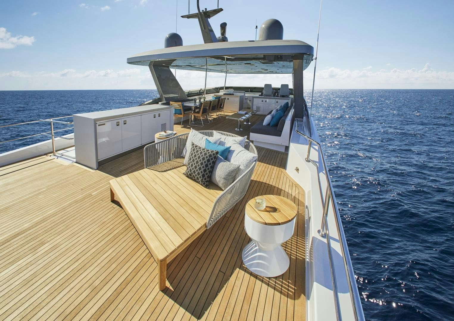 a boat on the water aboard 2021 NEW BUILD Yacht for Sale