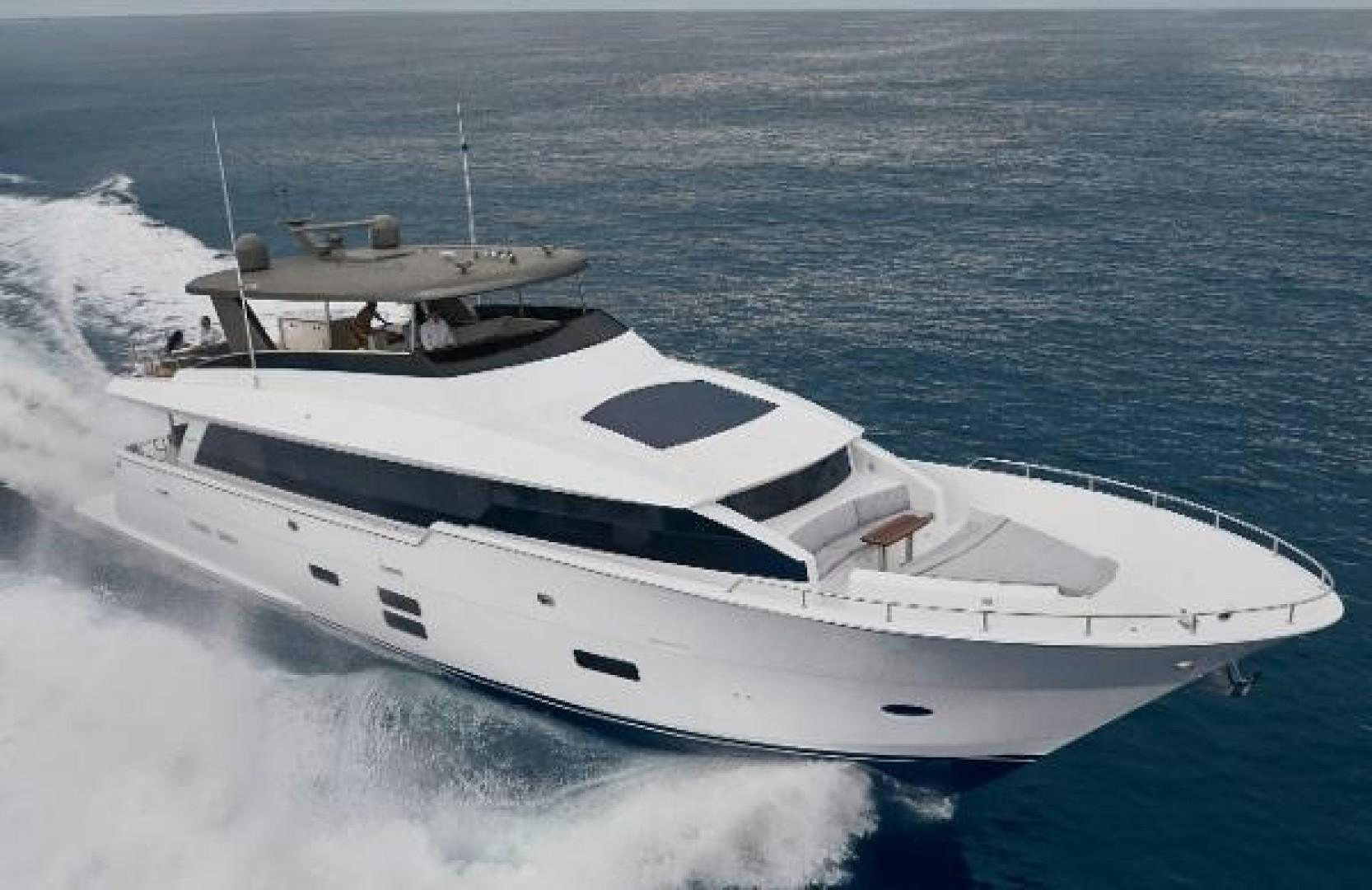 a white yacht on the water aboard 2021 NEW BUILD Yacht for Sale