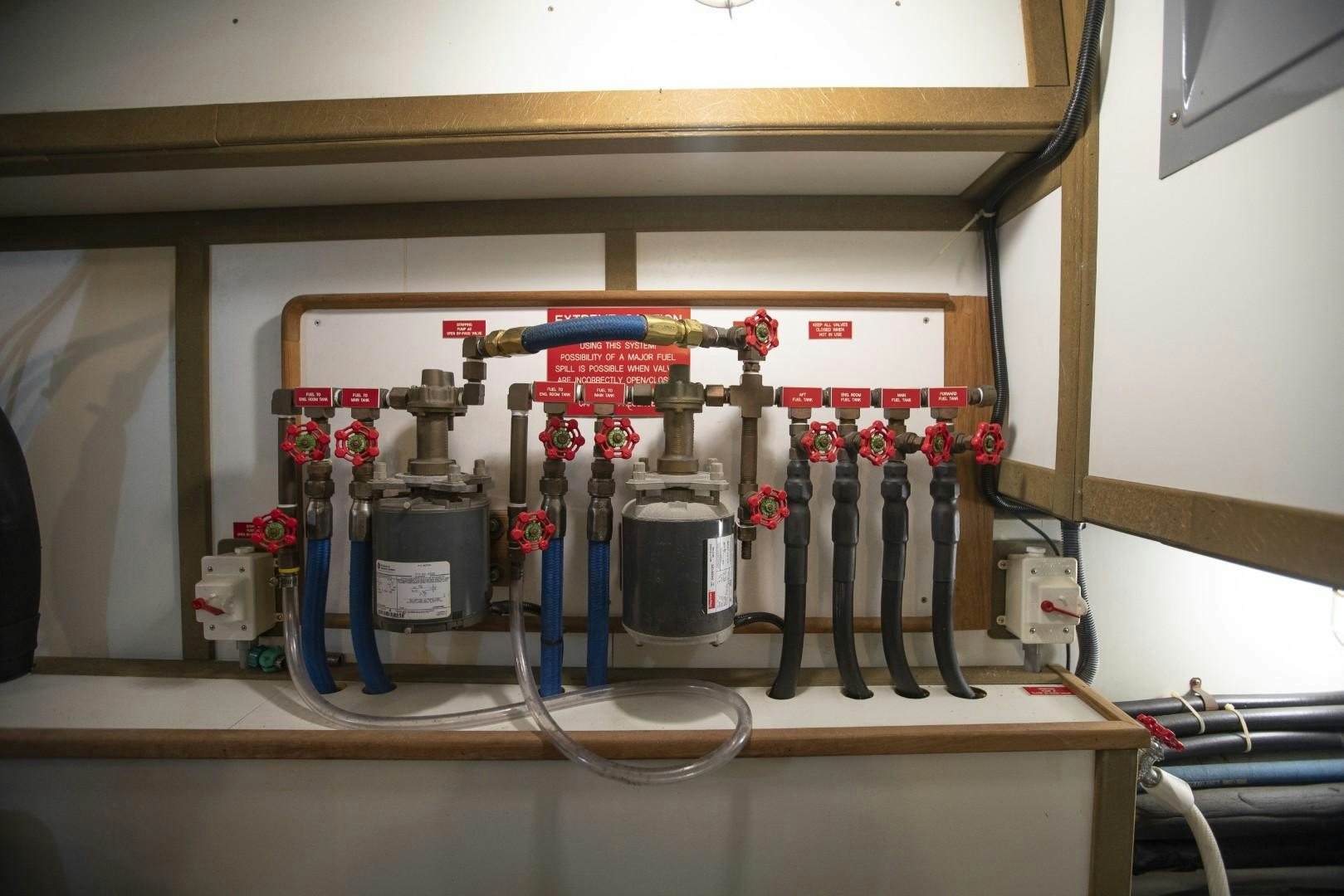 a machine with tubes and tubes aboard HEMINGWAY Yacht for Sale