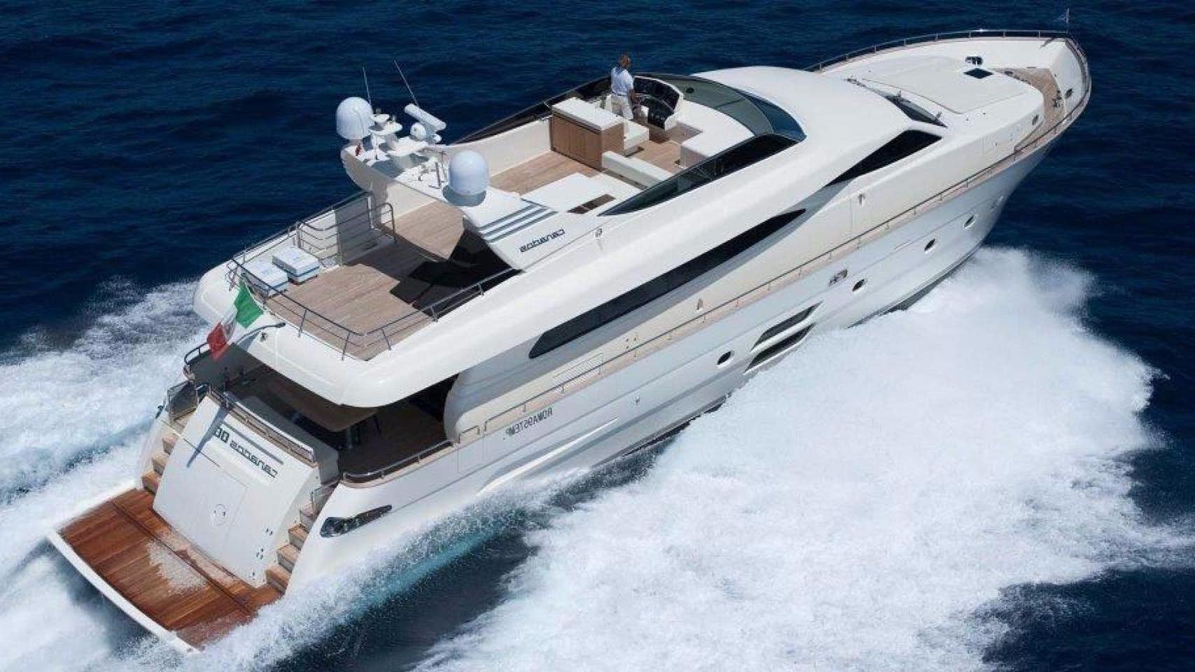 a boat on the water aboard ELLISIUM Yacht for Sale