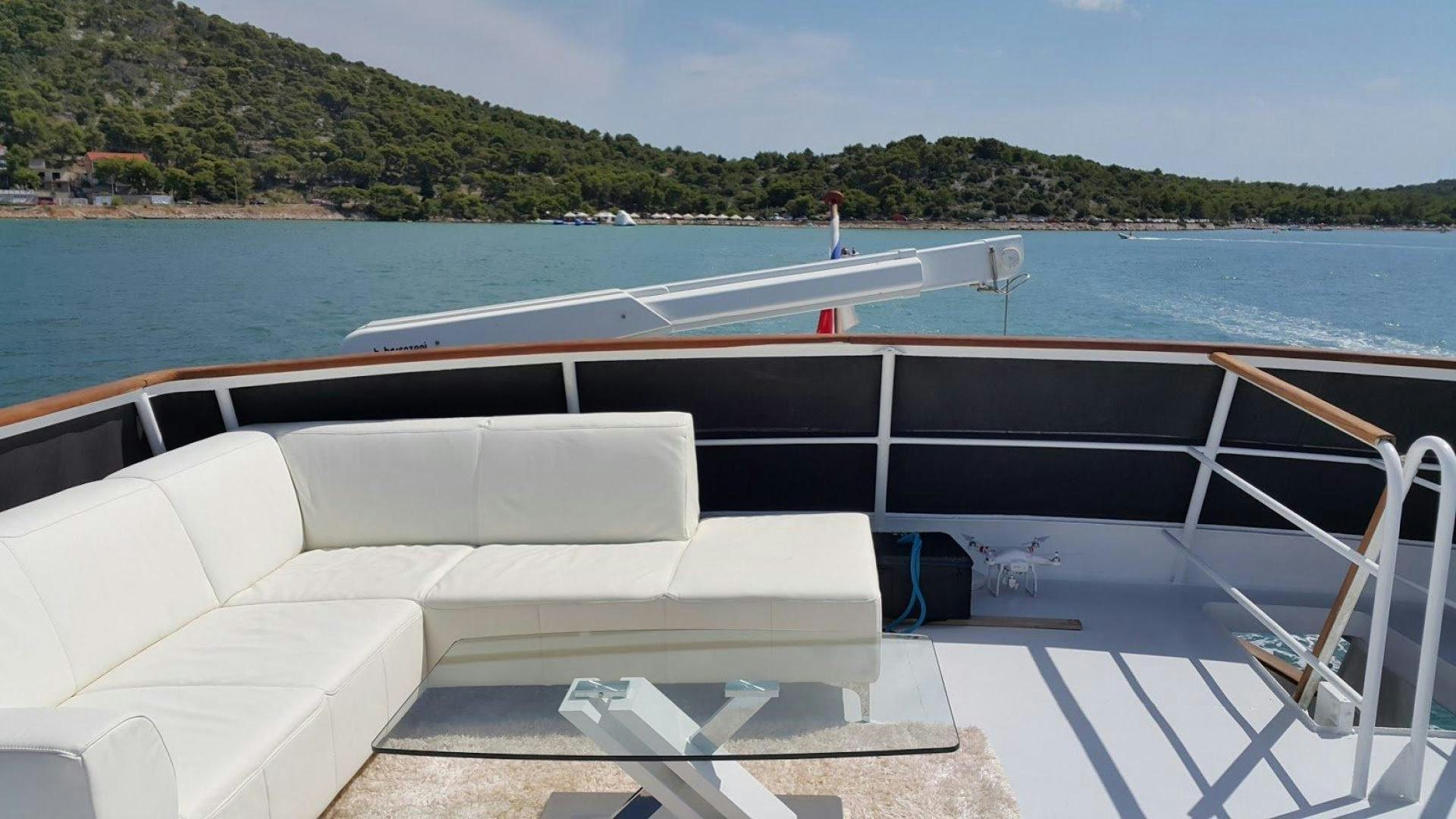 a boat on a body of water aboard EVA Yacht for Sale