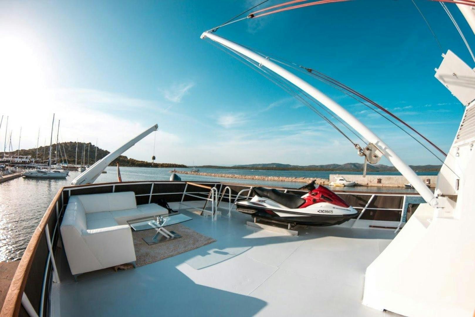 a boat on the water aboard EVA Yacht for Sale