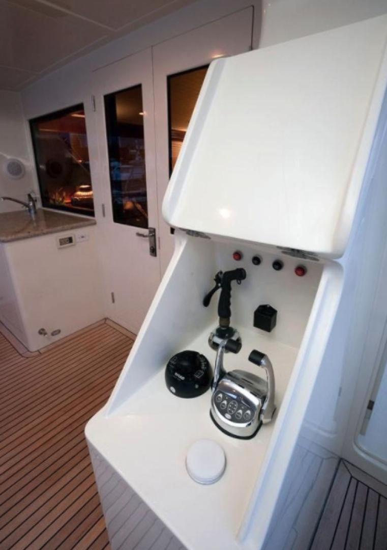 a white rectangular object with black buttons aboard NO NAME Yacht for Sale