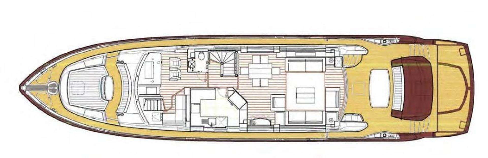 diagram, engineering drawing aboard ANNABEL Yacht for Sale