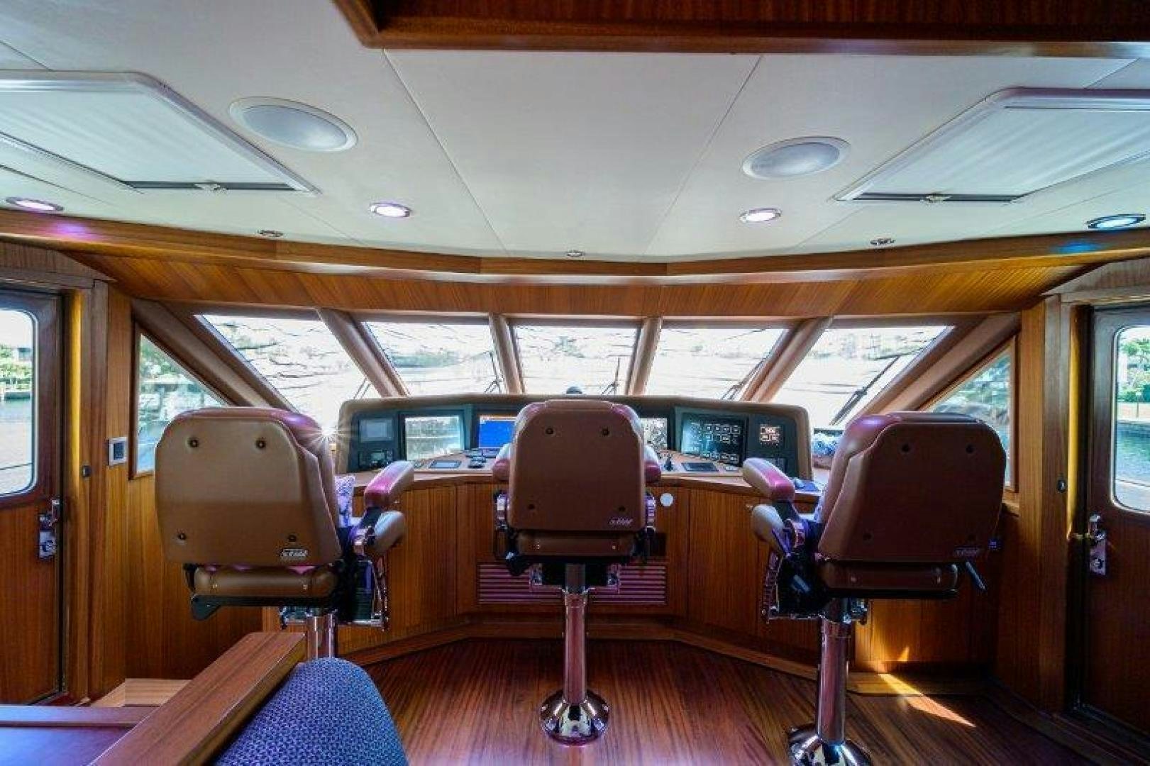 inside of a bus aboard AMAZING GRACE Yacht for Sale