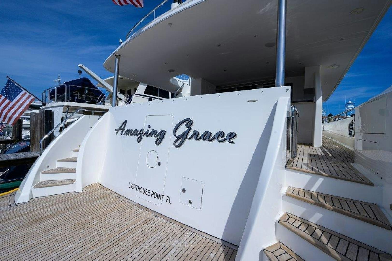 diagram aboard AMAZING GRACE Yacht for Sale