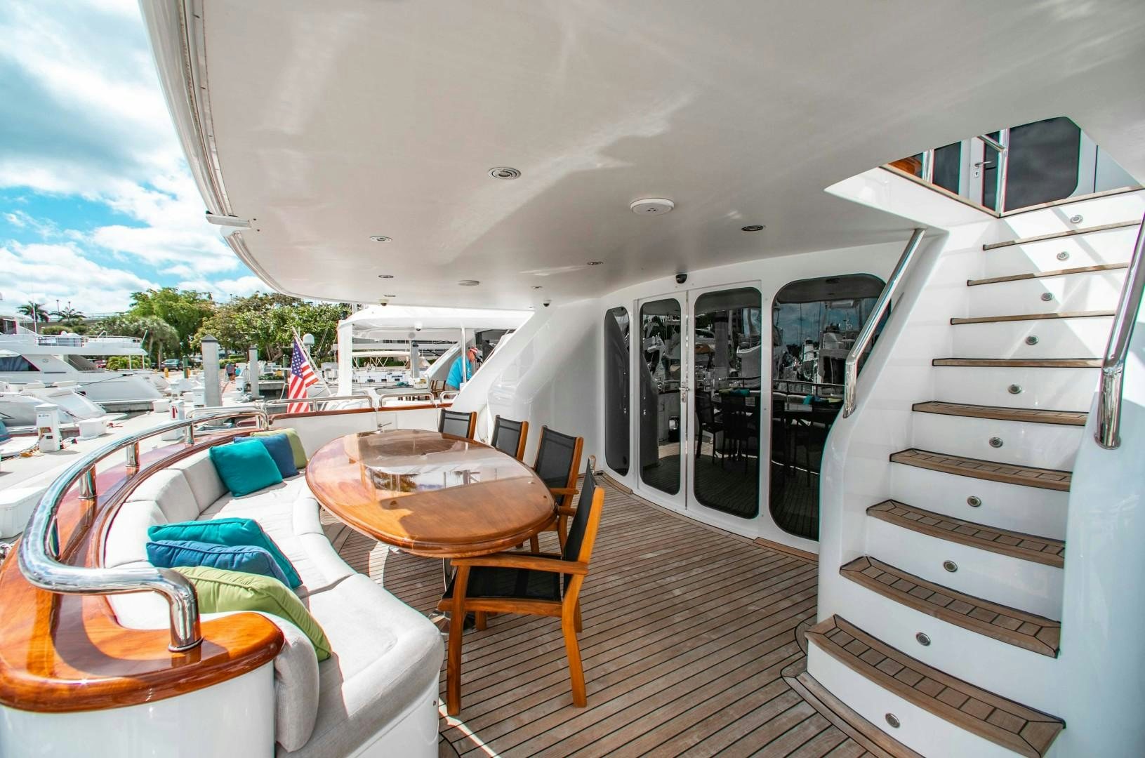 a boat on the water aboard DRIVEN Yacht for Sale