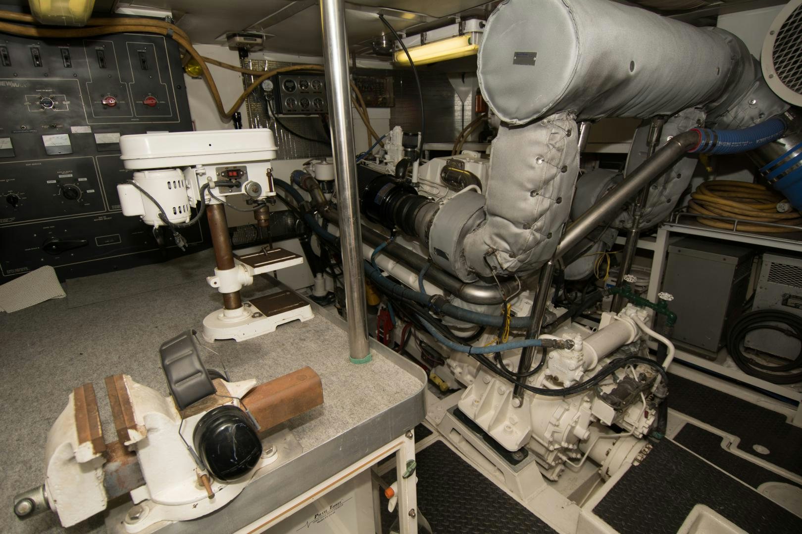a machine with a large machine aboard WHISKEY DAWN Yacht for Sale