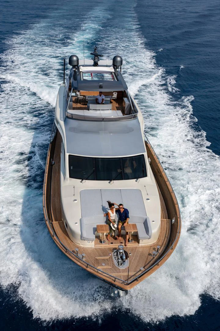 a large ship with people on it aboard URSUS V Yacht for Sale