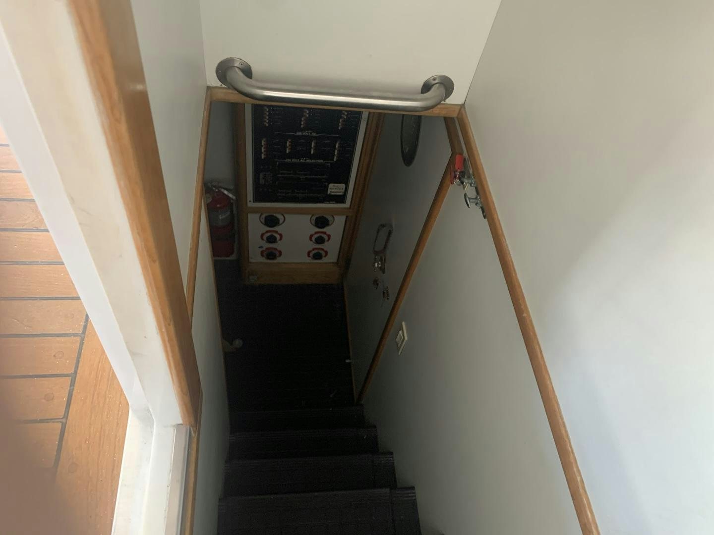 a machine on the wall aboard REHAB Yacht for Sale