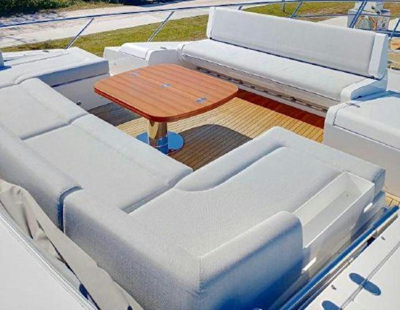 a large white machine with a wooden frame aboard NOMAD Yacht for Sale