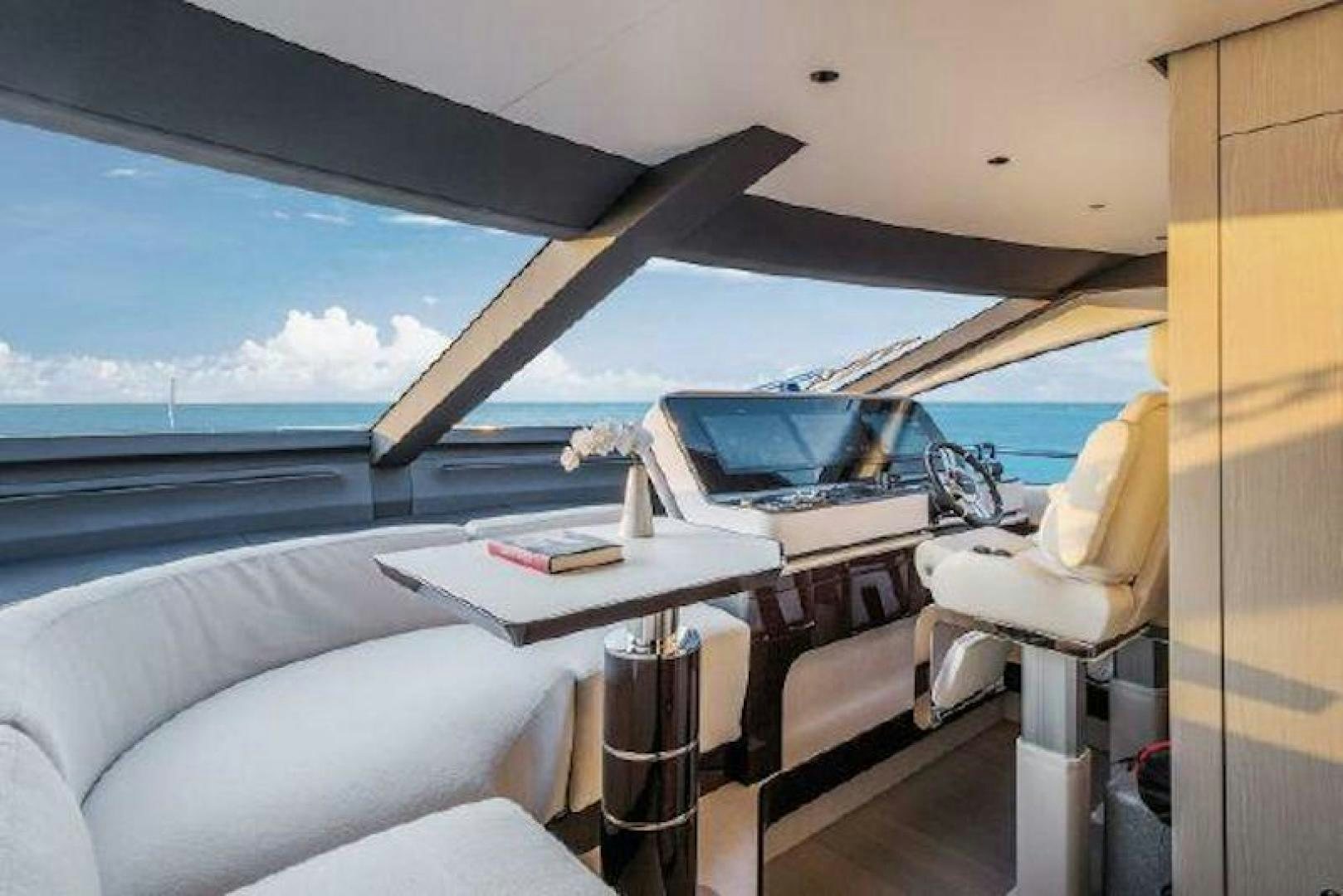 inside of a boat aboard NOMAD Yacht for Sale