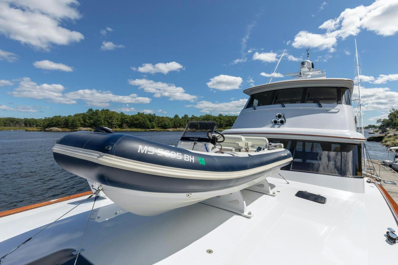 a couple of boats on a body of water aboard CATCH Yacht for Sale