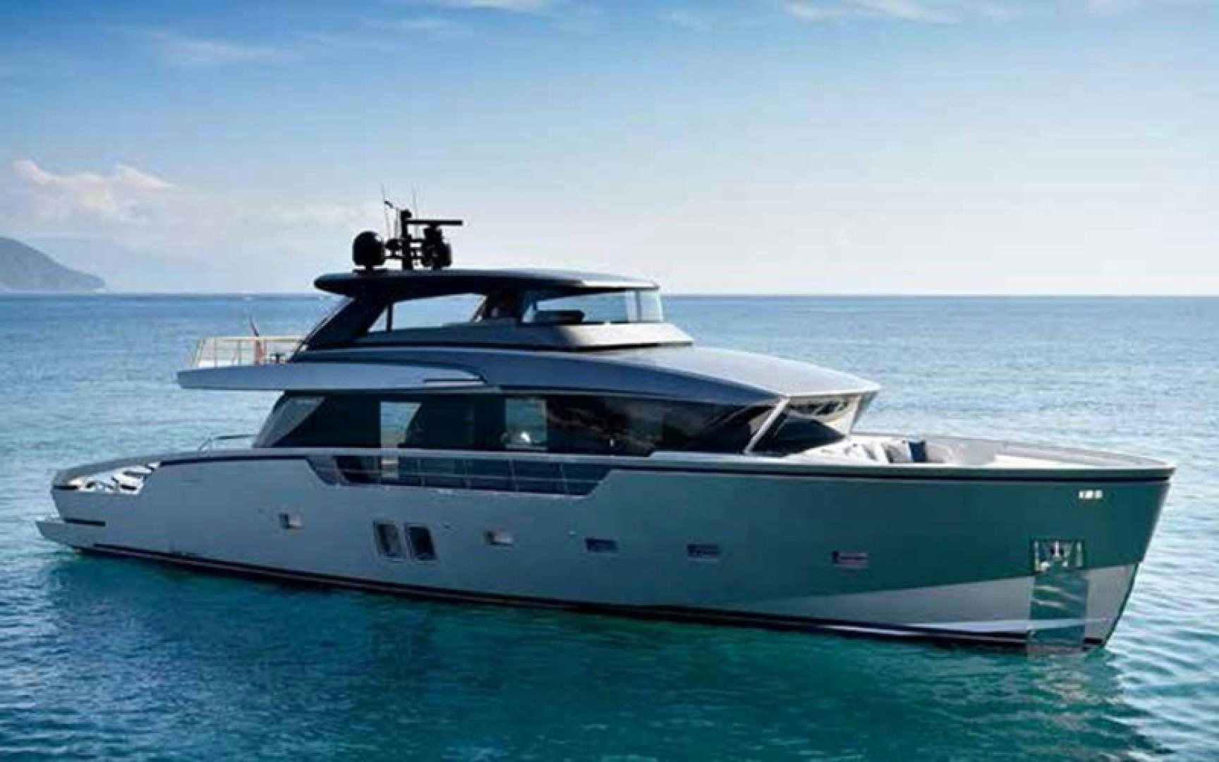 a boat in the water aboard ZAZZAZU II Yacht for Sale
