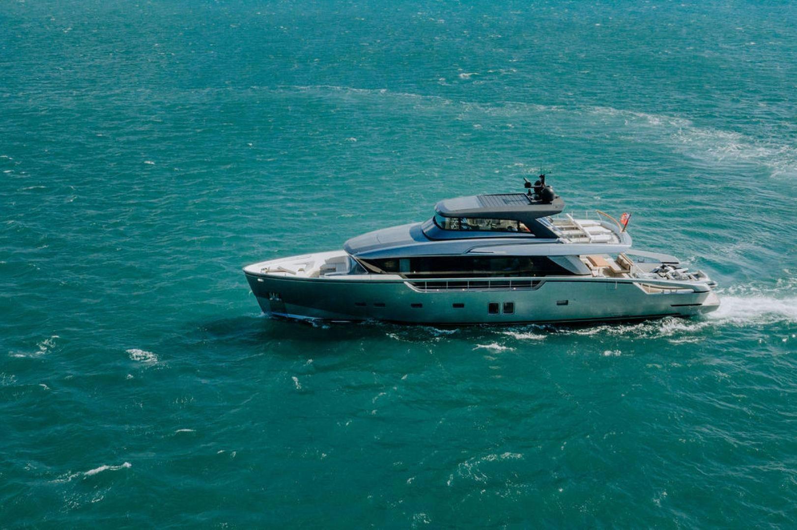 a boat in the water aboard ZAZZAZU II Yacht for Sale