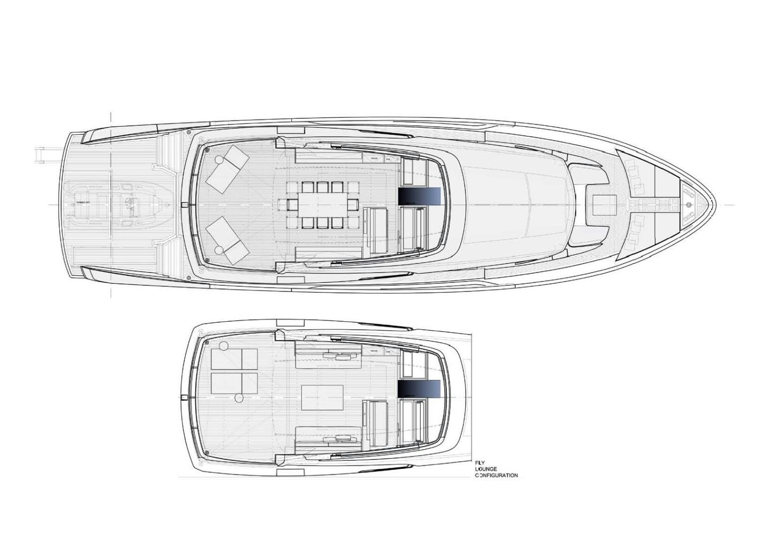 diagram, engineering drawing aboard ZAZZAZU II Yacht for Sale