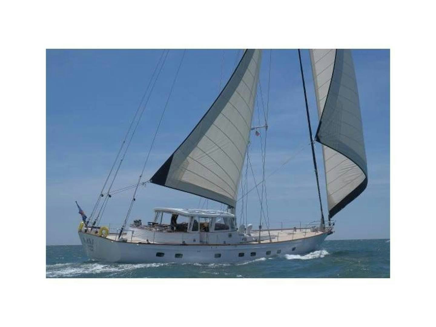 a boat on the water aboard ARIA Yacht for Sale